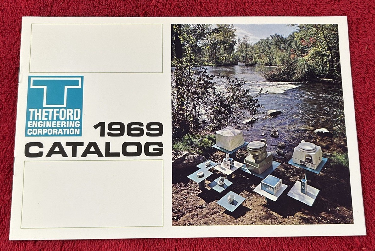 1969 Thetford Catalog Porta-Potti, Campers, Trailers, Motorhomes Ann Arbor MI