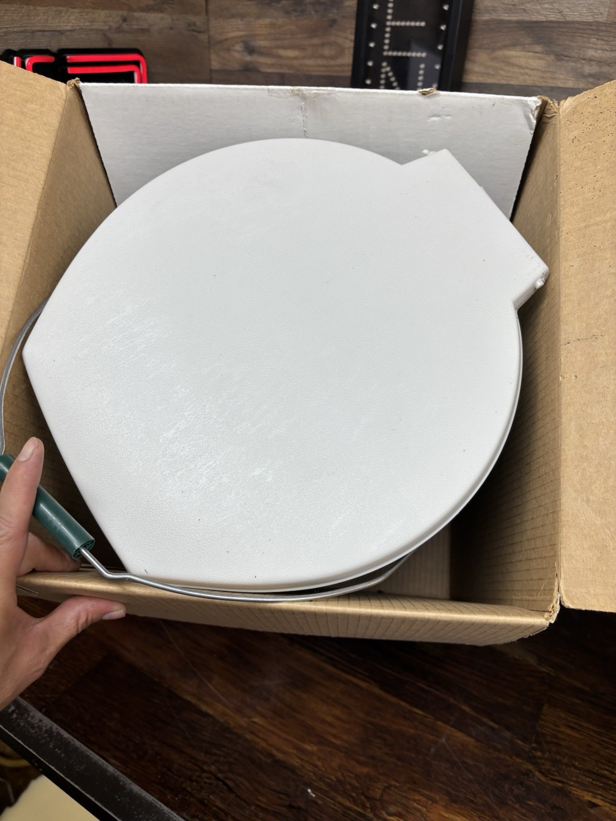 Reliance Luggable Loo Potty Seat & Cover White Made In Canada NEW OPEN BOX