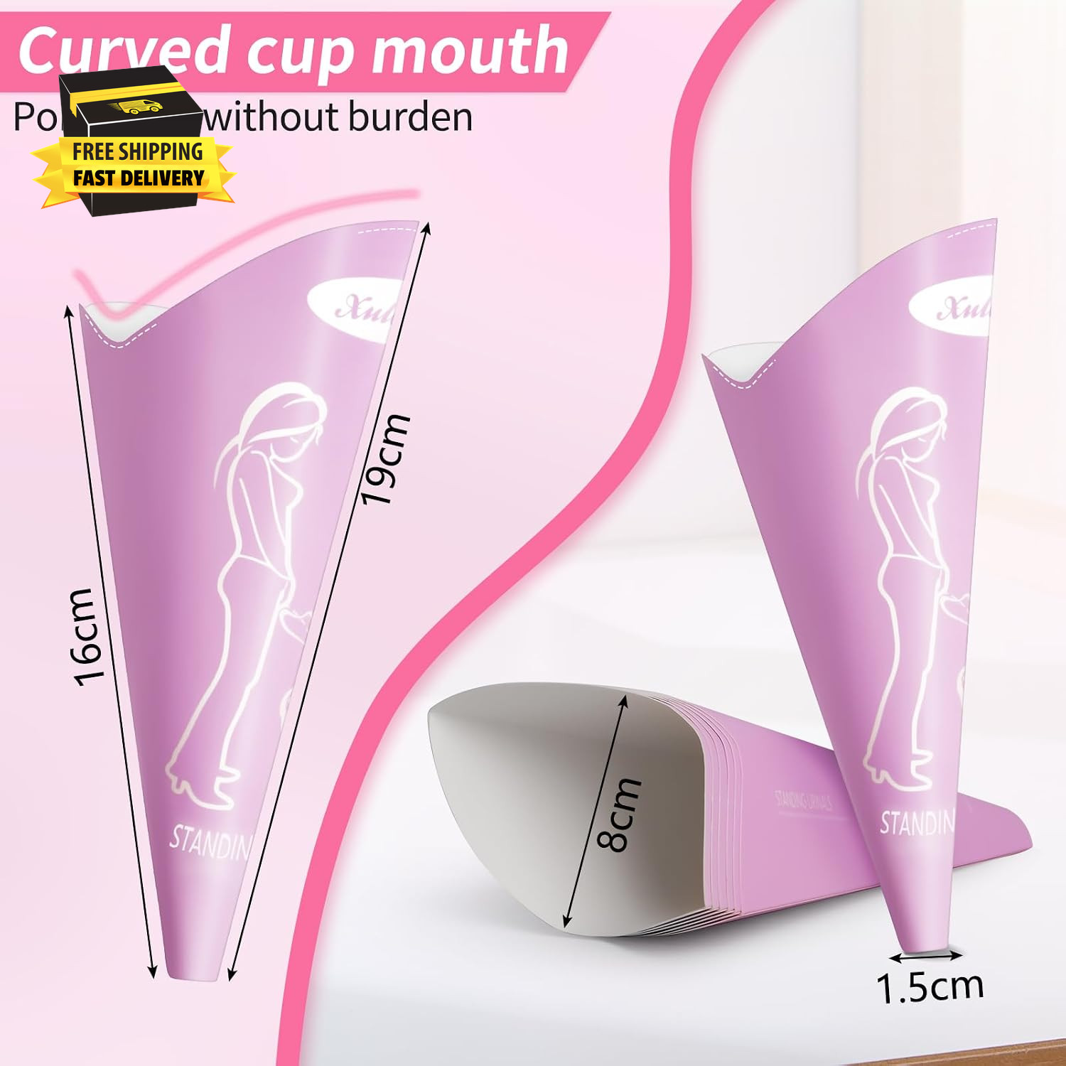 Disposable Female Urination Device, 10PCS Portable Pee Funnel for Women, Portabl