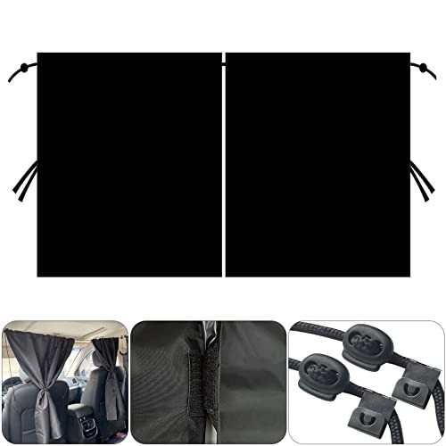 Blackout Car Divider Curtains – Baby Sunshade For Sedan SUV Windows,
