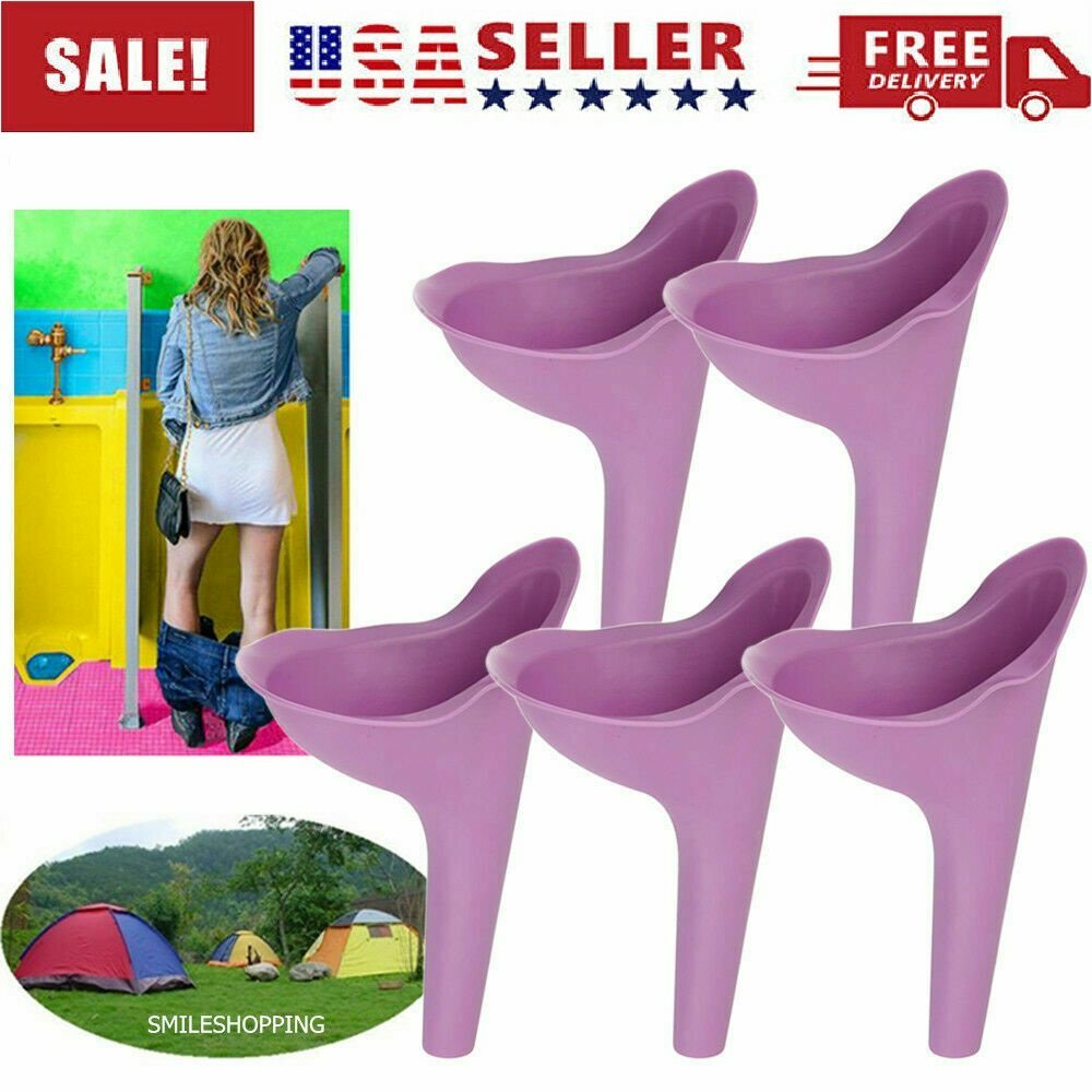 Portable Female Ladies Urinal Funnel Camping Travel Toilet Stand Pee Device USA
