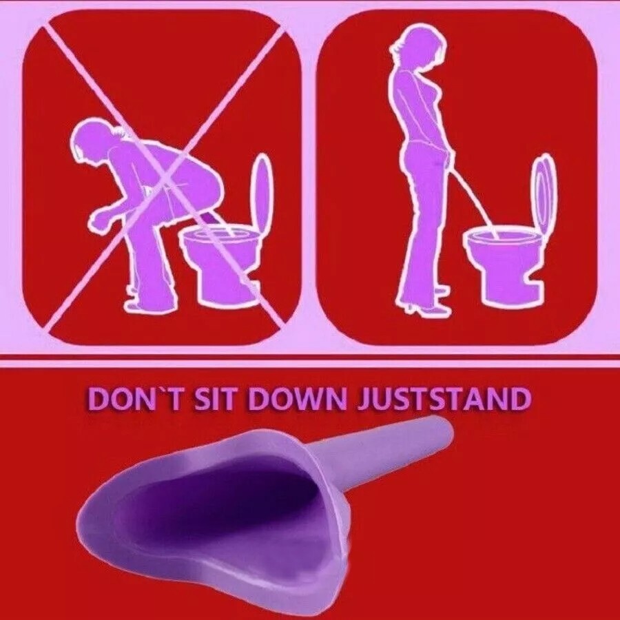 Female Standing Urinatation Device for Emergencies and Outdoors – Pee Funnel