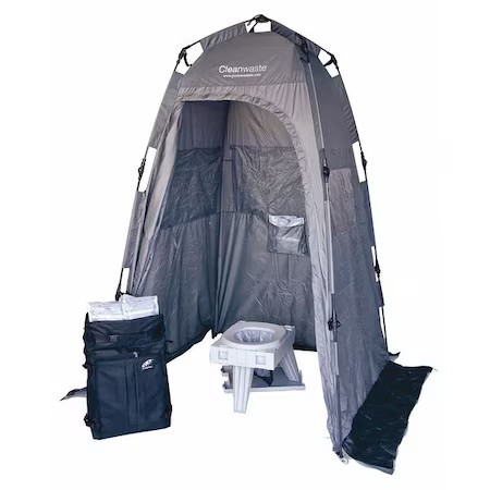 Cleanwaste D115syb Portable Toilet, 41 In L, 50 In W, Gray