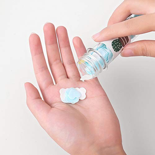 6 Boxes Portable Disposable Paper Soap Confetti Cleaning Washing Hand Bath