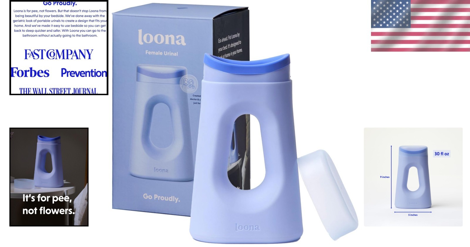 Quiet & Discreet Female Urination Device – Loona Blue
