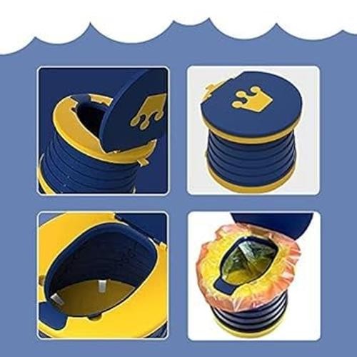 portable, foldable potty seat for toddler, Training Toilet Seat Small Blue