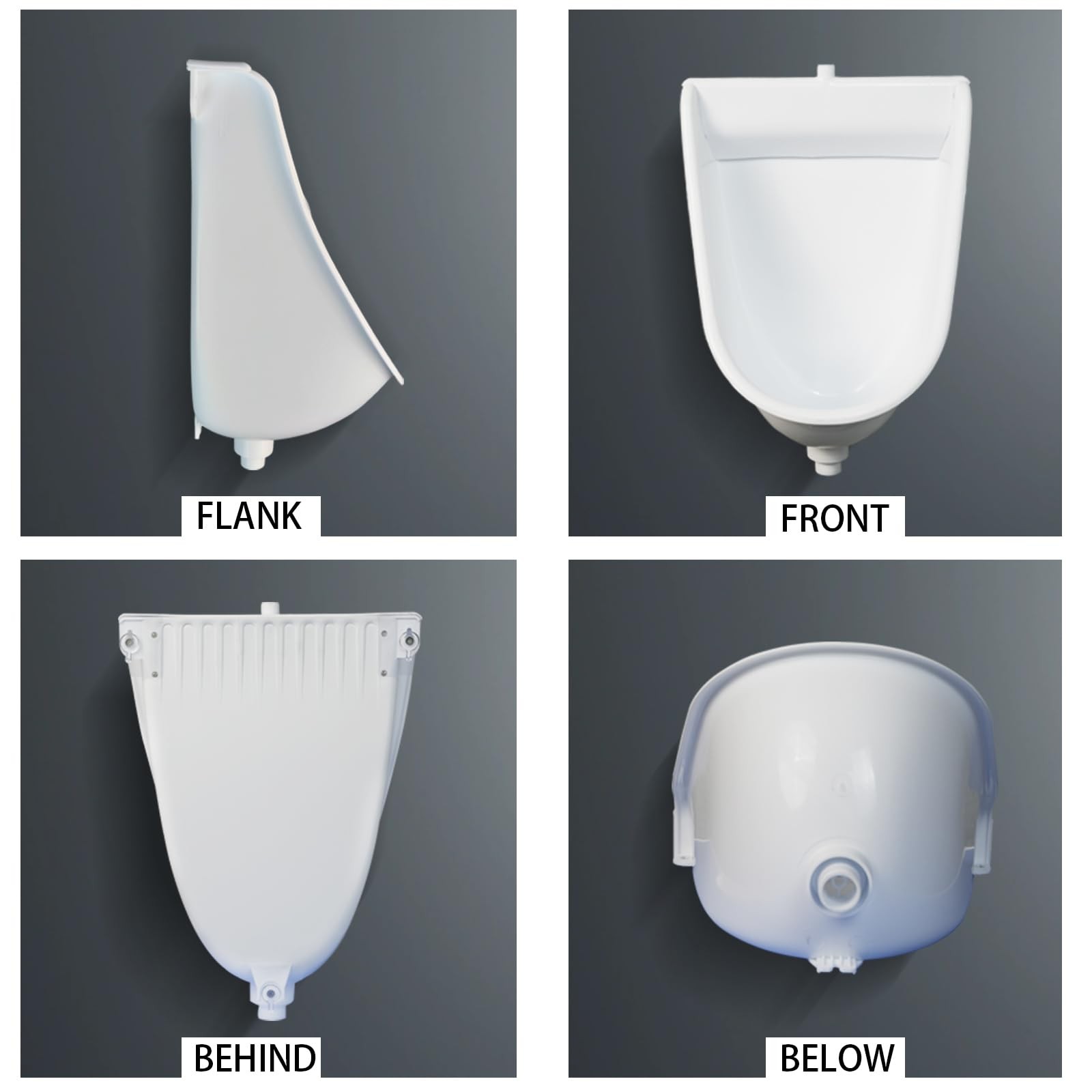 Wall Mounted Commercial Urinal Universal Washout TopSpud Urinal Bathroom Wate…