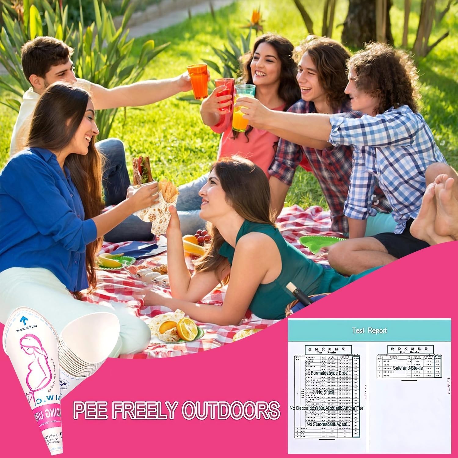 30PCS Portable Female Urination Devices for Travel & Outdoor Use