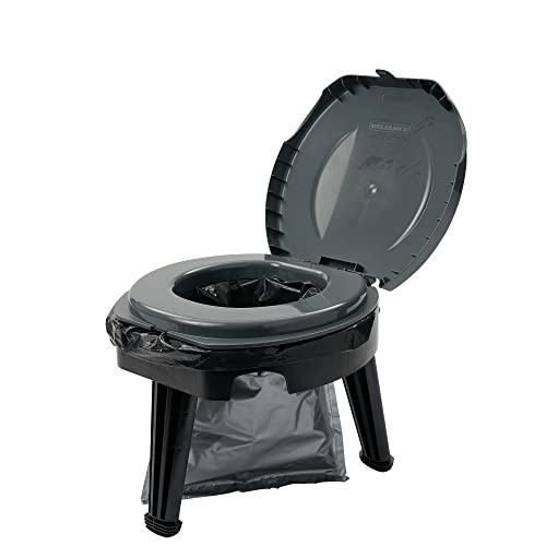 Reliance FOLD-to-GO Folding Portable Camping Toilet 300 lb Capacity