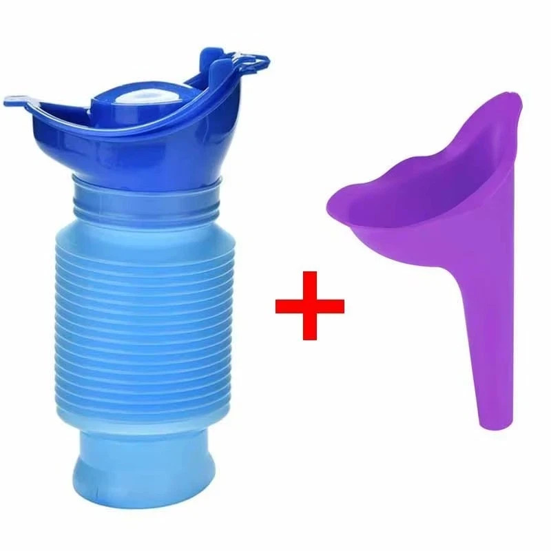 Male Female Portable Urinal Travel Camping Car Toilet Pee Bottle Emergency Kit**