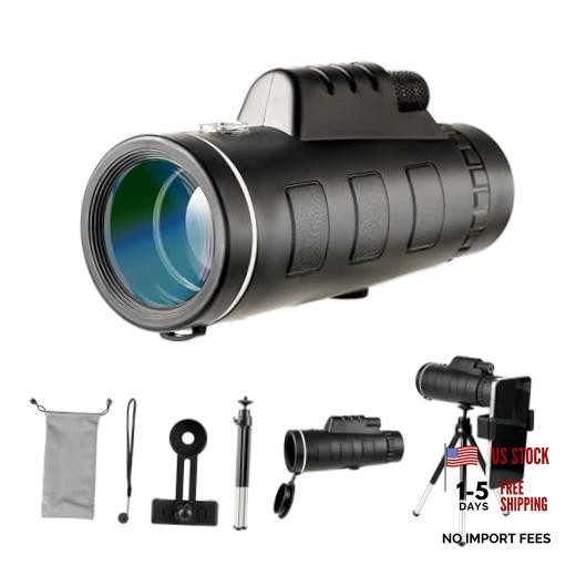 Outdoor Monocular Telescope, 80 * 100 High-Definition High Magnification