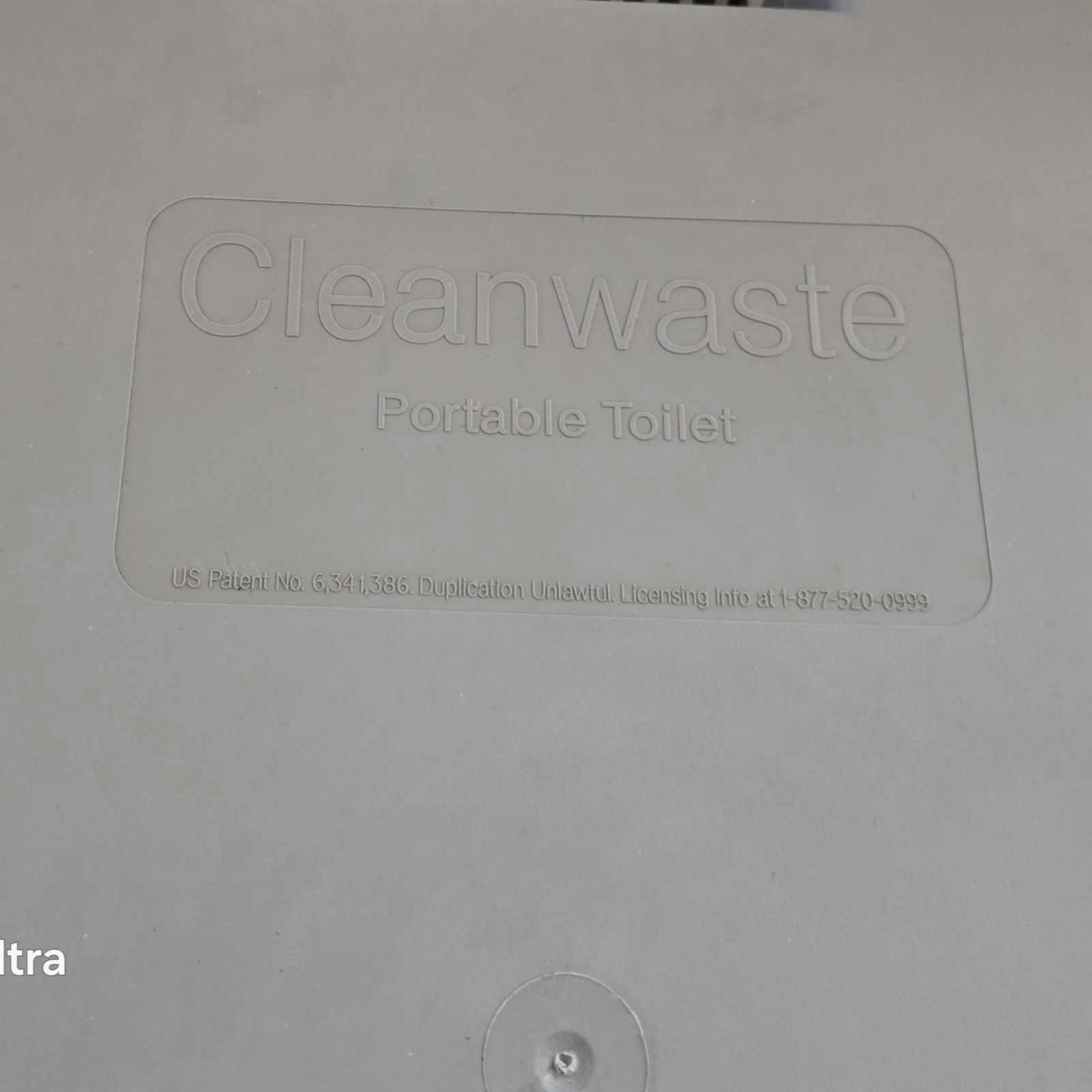 Cleanwaste Portable Dry Toilet System With Privacy Tent