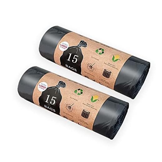 Portable Toilet Bags, 30 Count 8 Gallon Thickened Compostable Trash Bags, 5