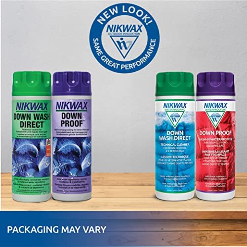Down, Down DUO-Pack, 300ml, Wash-In Cleaning and Waterproofing adds DWR Water…