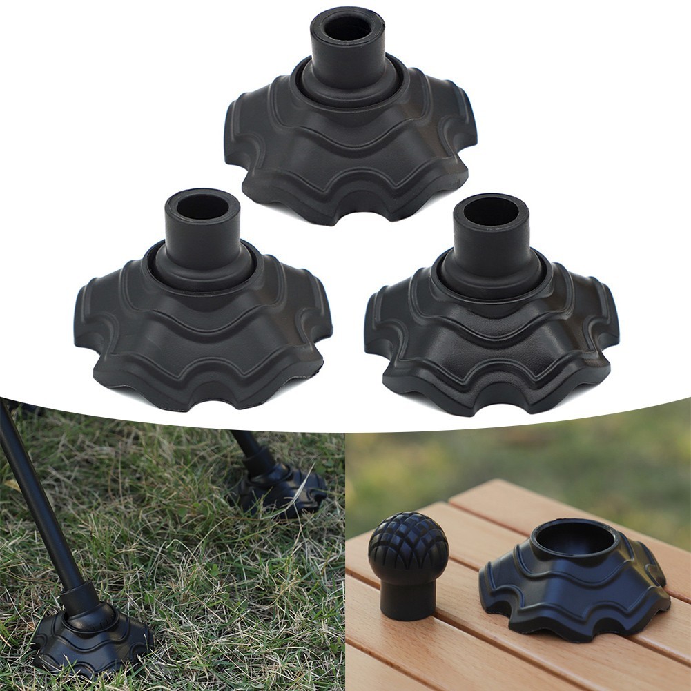 Nonslip Camping Chair Foot Covers Set of 4 with High Strength Plastic Material