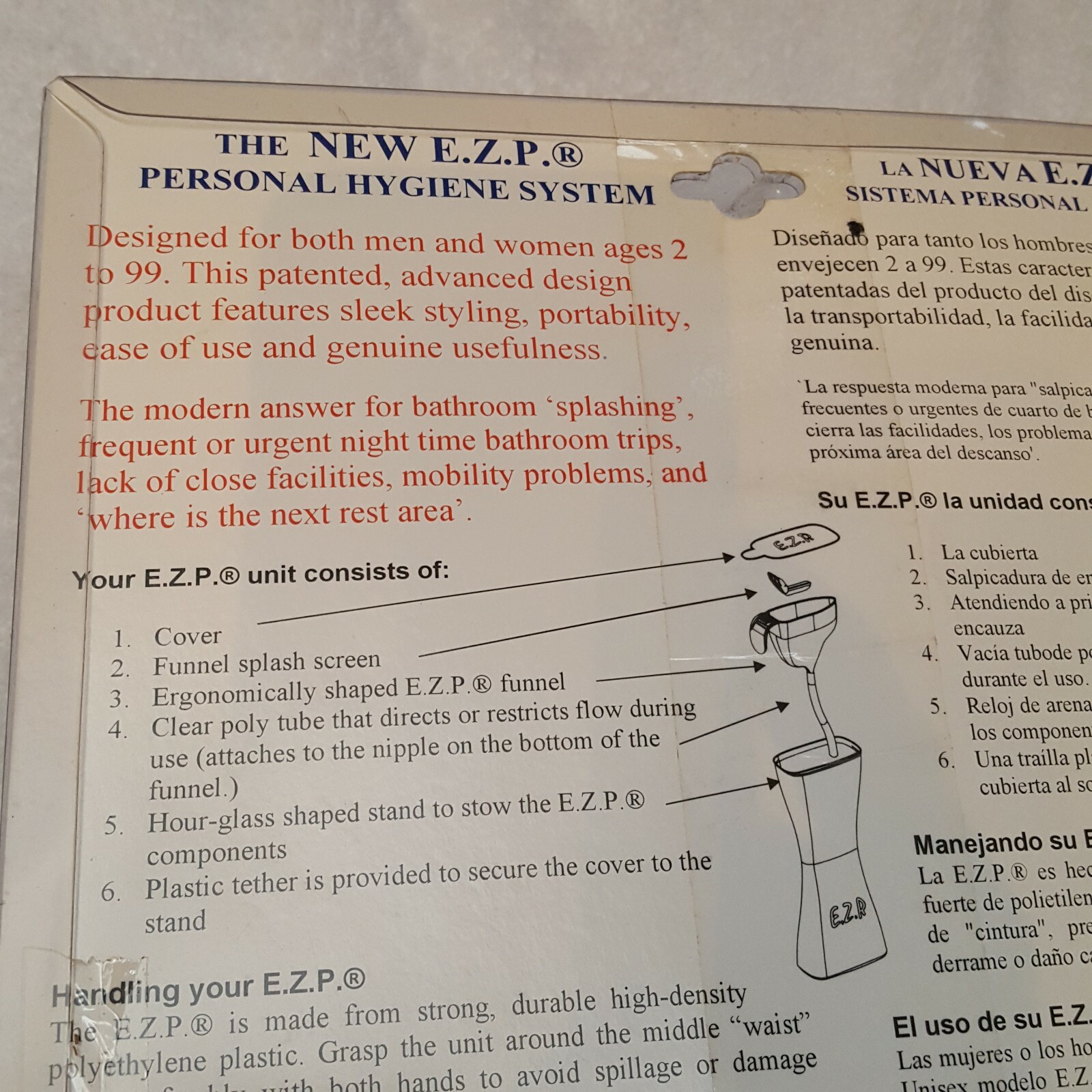 E.Z.P Personal Hygiene System Portable Outdoor Camping Travel NEW