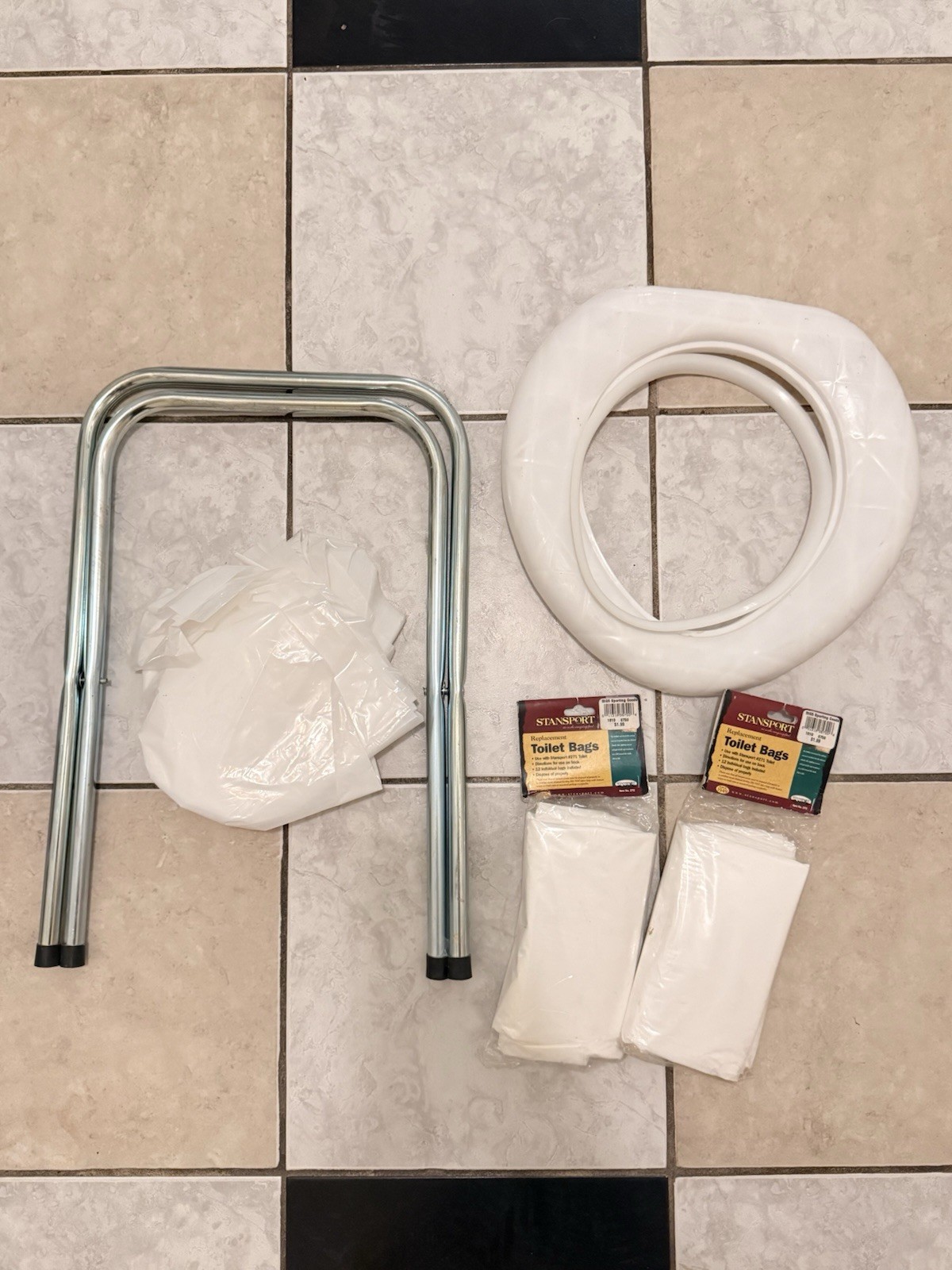 Stansport Portable Toilet 24 Replacement Bags Included