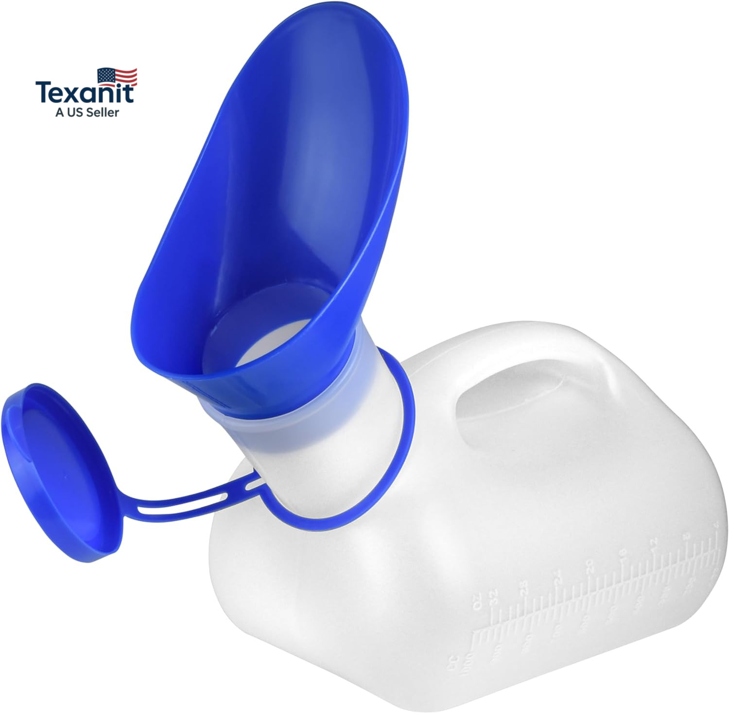 Female Urinal Spill Proof – Portable Pee Funnel for Women 32 Oz | Sturdy Urinati