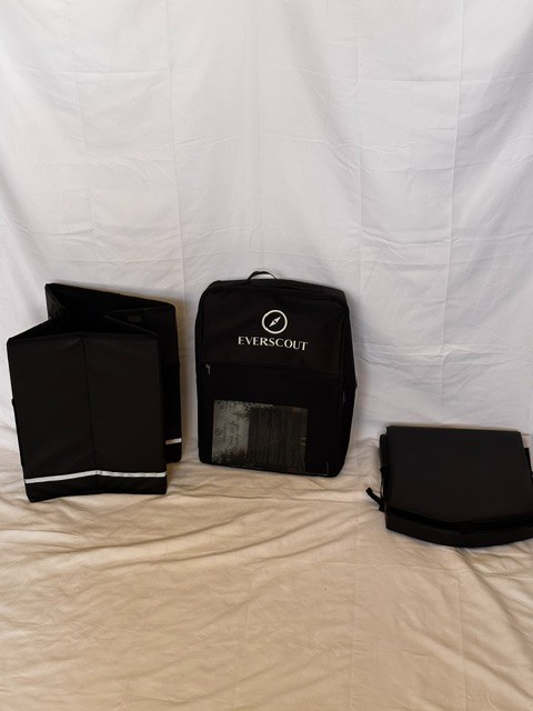EverScout XL Portable Toilet 440lb Folding Camping Potty Carry Bag Adults