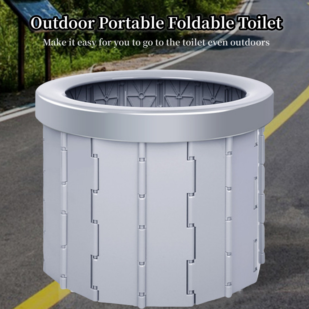 Folding Portable Outdoor Emergency Toilet for Camping Car Travel Porta Potty