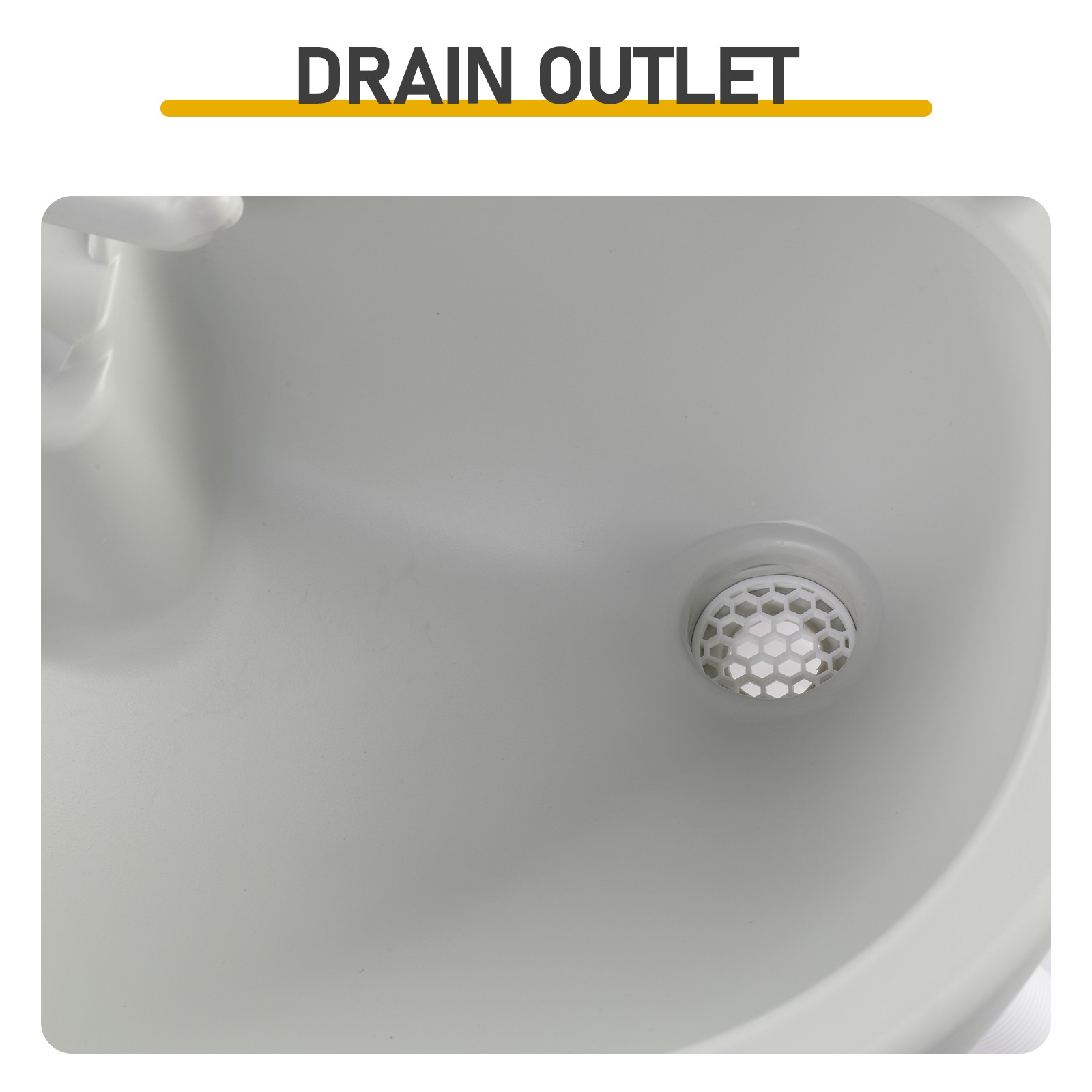 Portable Hand Sink Toilet Combo Outdoor Camping Wash Station Pump HDPE RV Boat