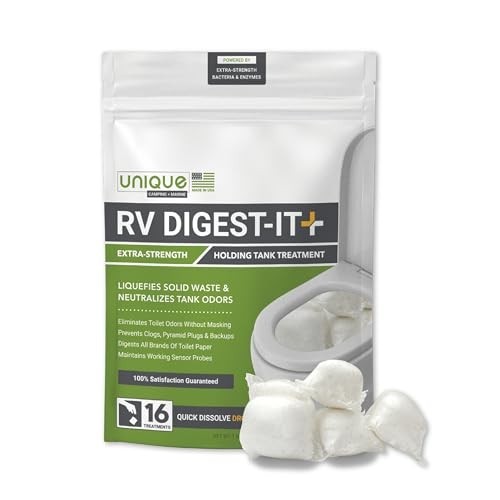 Extra-Strength RV Toilet Treatment Pods – Liquifies Waste & Paper, Odor Eliminat