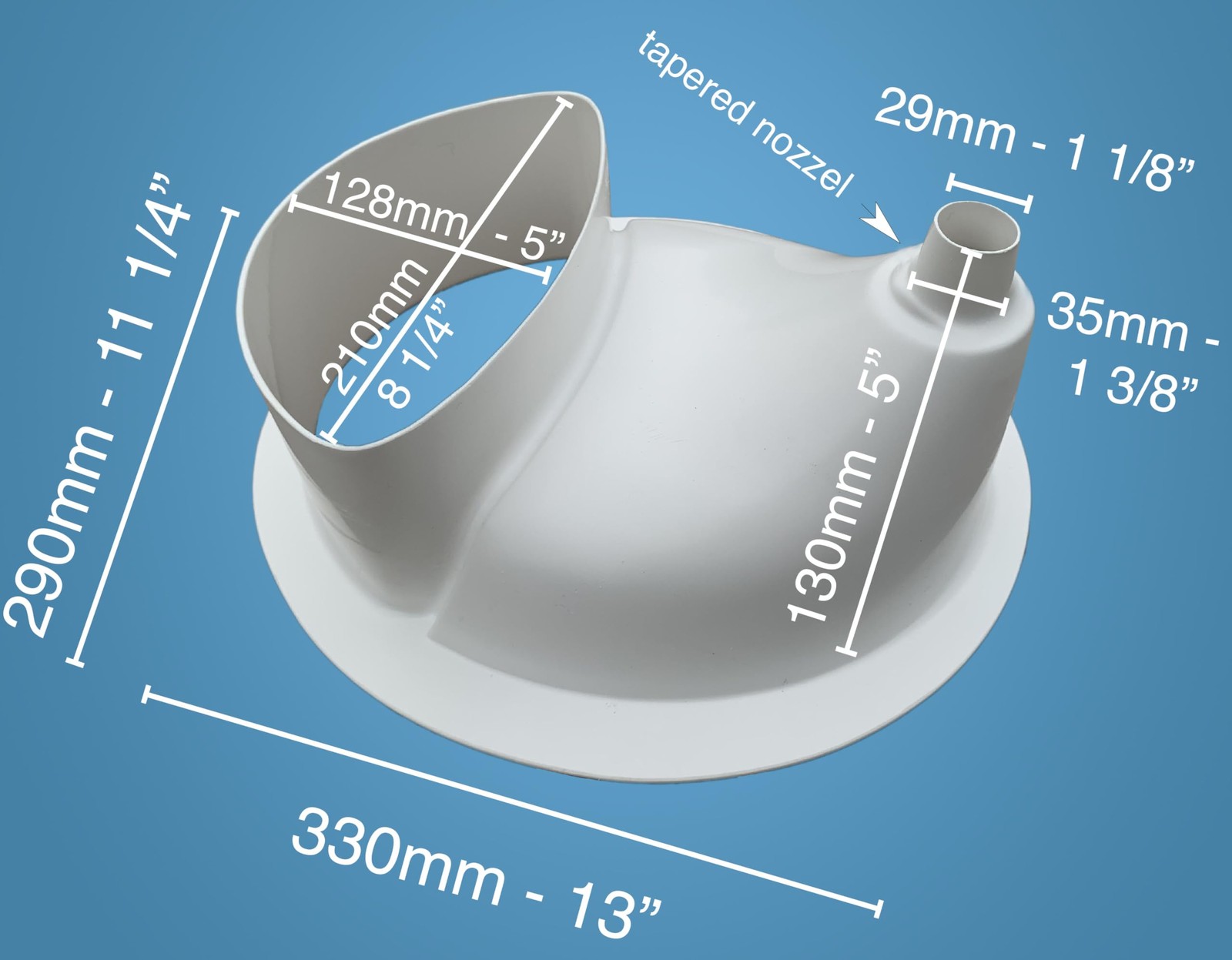 Composting Toilet Liquid Diverter Insert by Free Range Designs | Universal Se…
