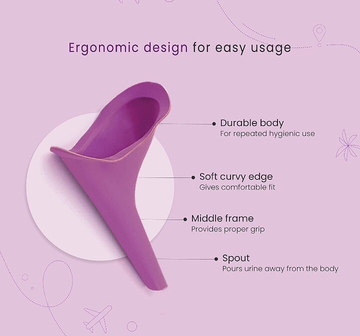 PEE BUDDY Reusable Portable Stand and Pee Urination Device for Women