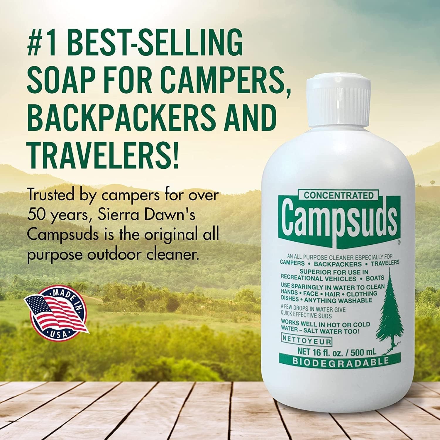 Sierra Dawn Outdoor Soap Ecofriendly Camping Soap Hiking & Camping Supplies Camp