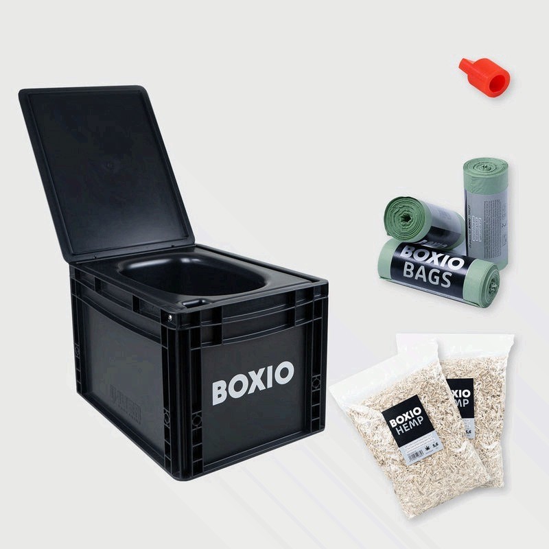 BOXIO TOILET PLUS-Portable Toilet, Camping Toilet, composting Toilet car Camping