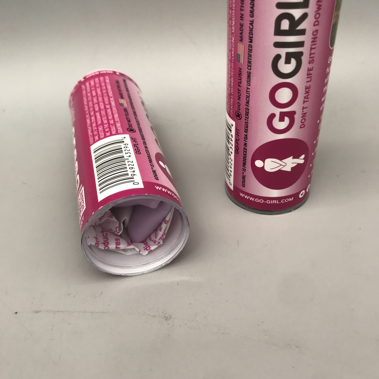 2 Pack GoGirl Female Urination Device (FUD), Pink, Funnel, Outdoors, Camping