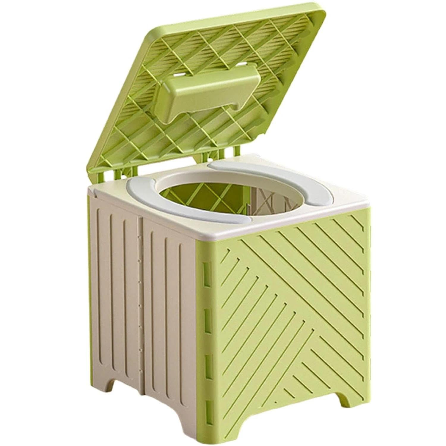 Portable Potty for , Foldable Travel Training Seat-Leak-Proof Potty Chair wit…