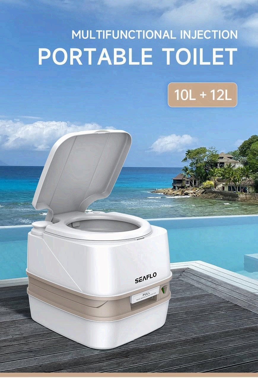SEAFLO 3.2 Gallon (12L) Premium Portable Travel Toilet SFPT-12-03 free ship