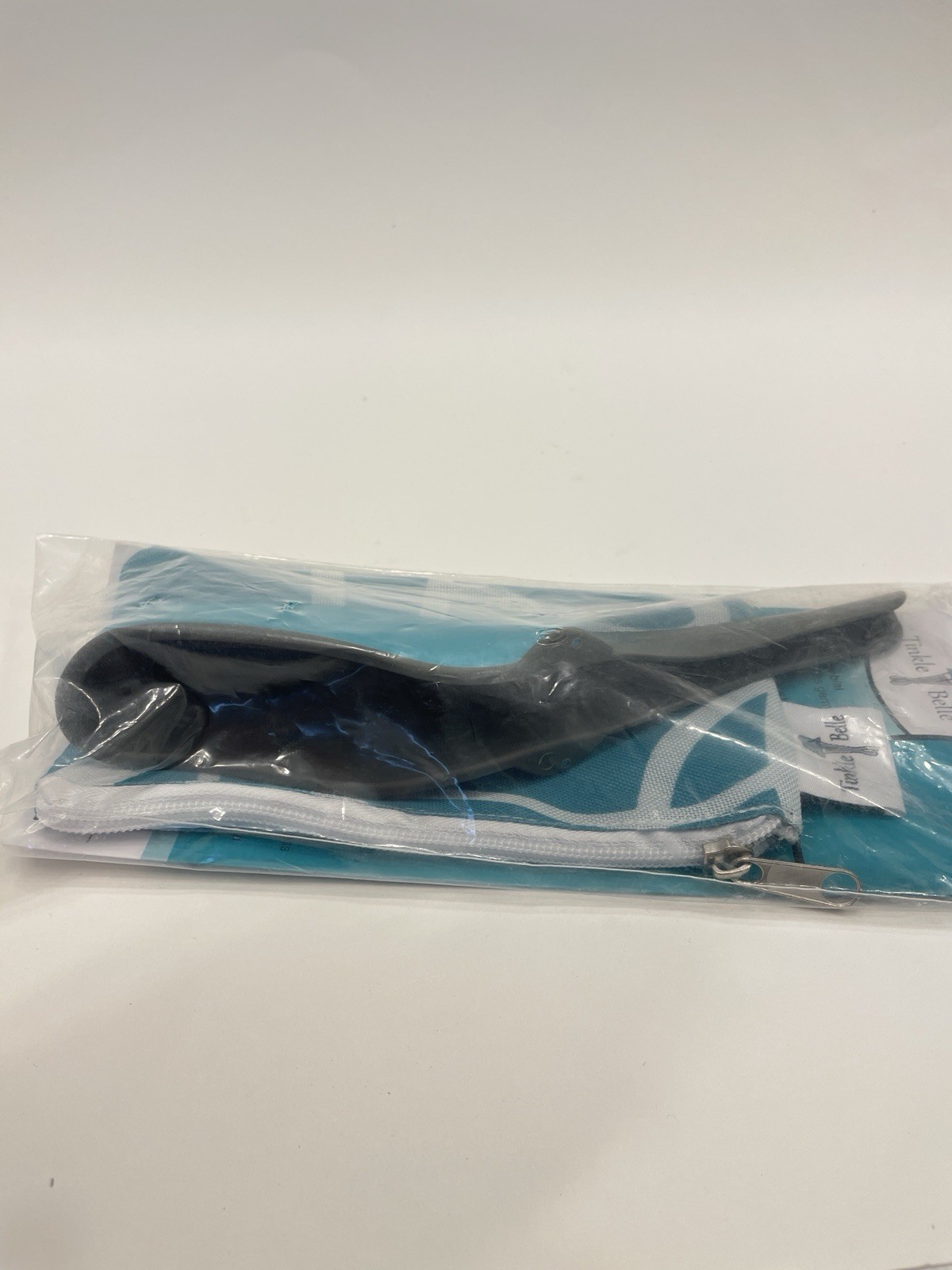The Tinkle Belle Portable Female Urination Device, Teal and Grey with Case