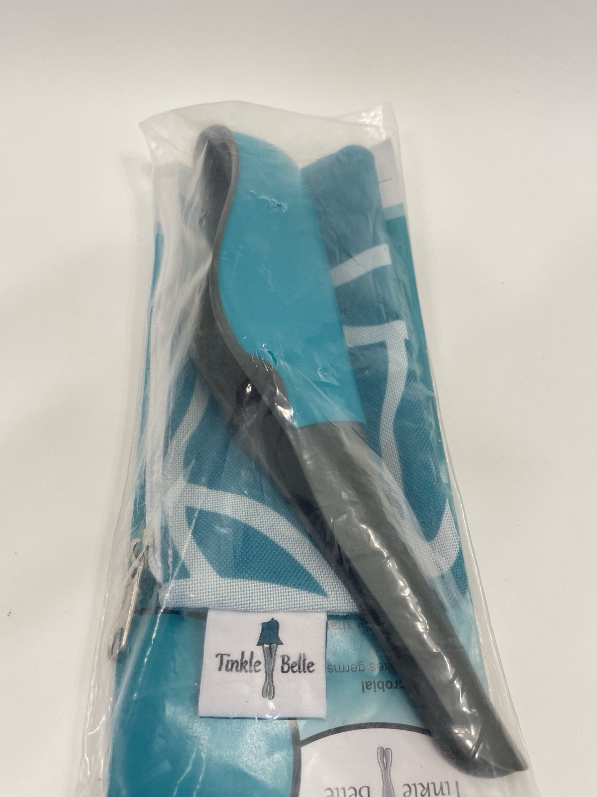 The Tinkle Belle Portable Female Urination Device, Teal and Grey with Case