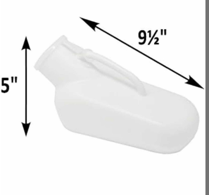 Unisex Urinal Bottle (1 Pack) – Portable Urinal For Men And Women – US Seller