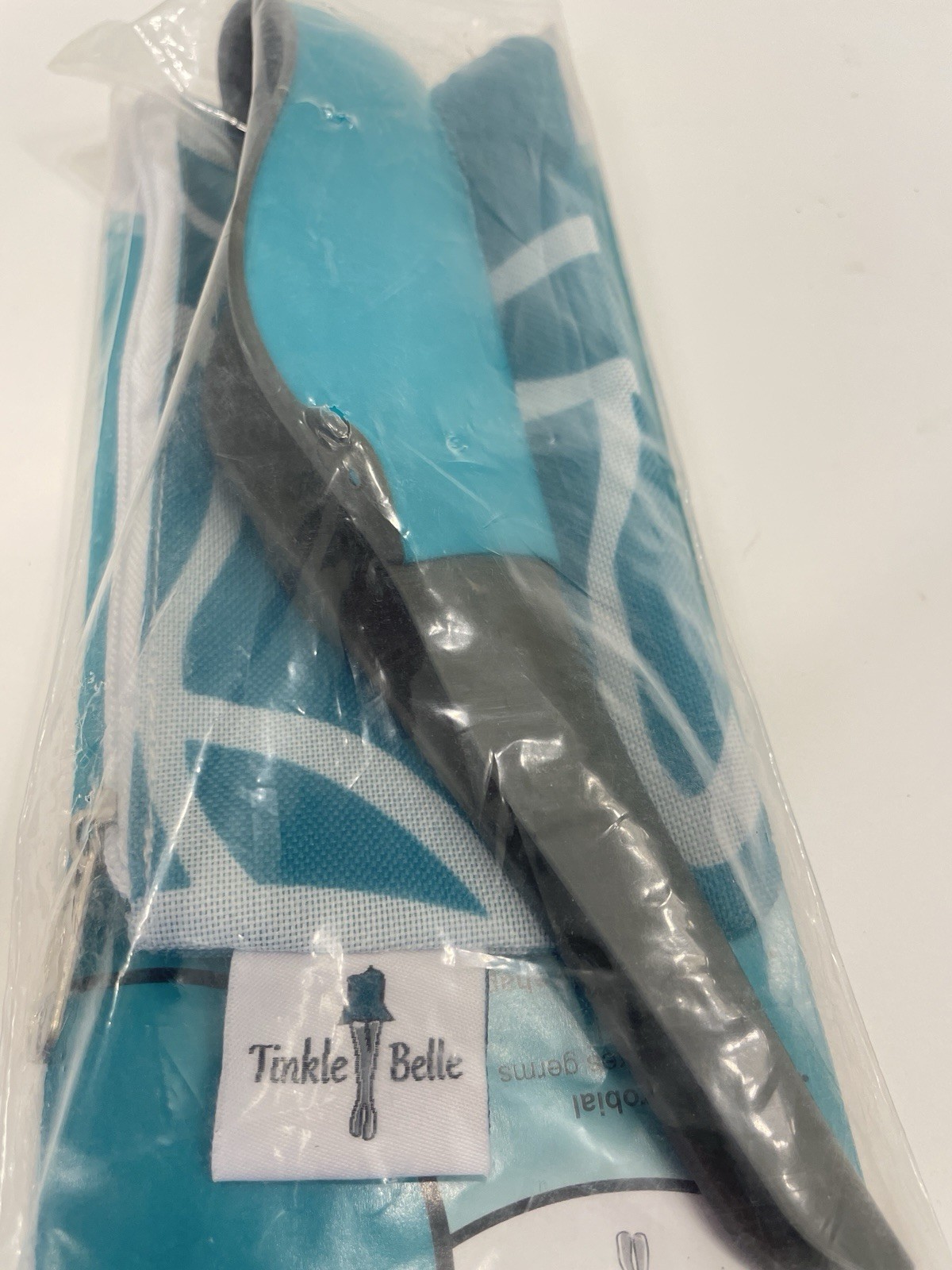 The Tinkle Belle Portable Female Urination Device, Teal and Grey with Case