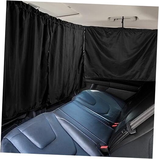 Set of 3 Car Window Shades – 95% Light Blocking Sunshades, 1 3pcs Curtain Set