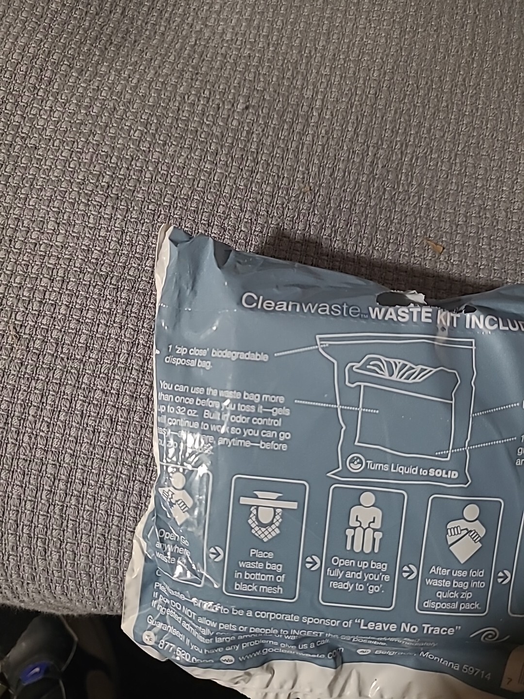 Cleanwaste Go Anywhere Toilet Kit