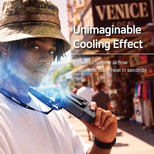 Clip Fan Plus Wearable Personal Cooling Fan | BLDC Motor, Quiet Operation,