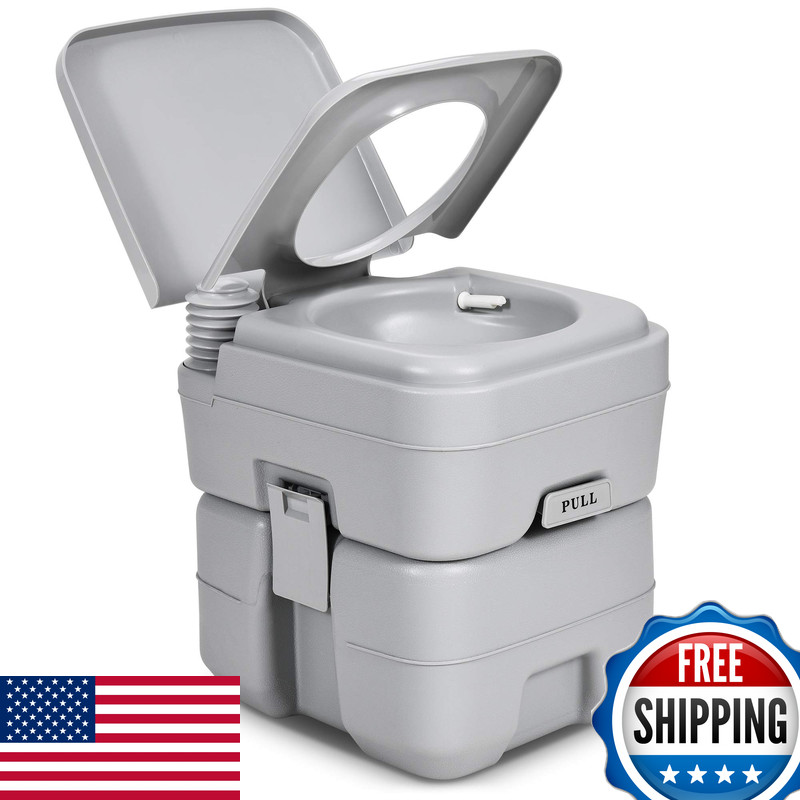Yitahome Portable Toilet Travel Rv Potty 5.3 Gallon Detachable Waste Tank For