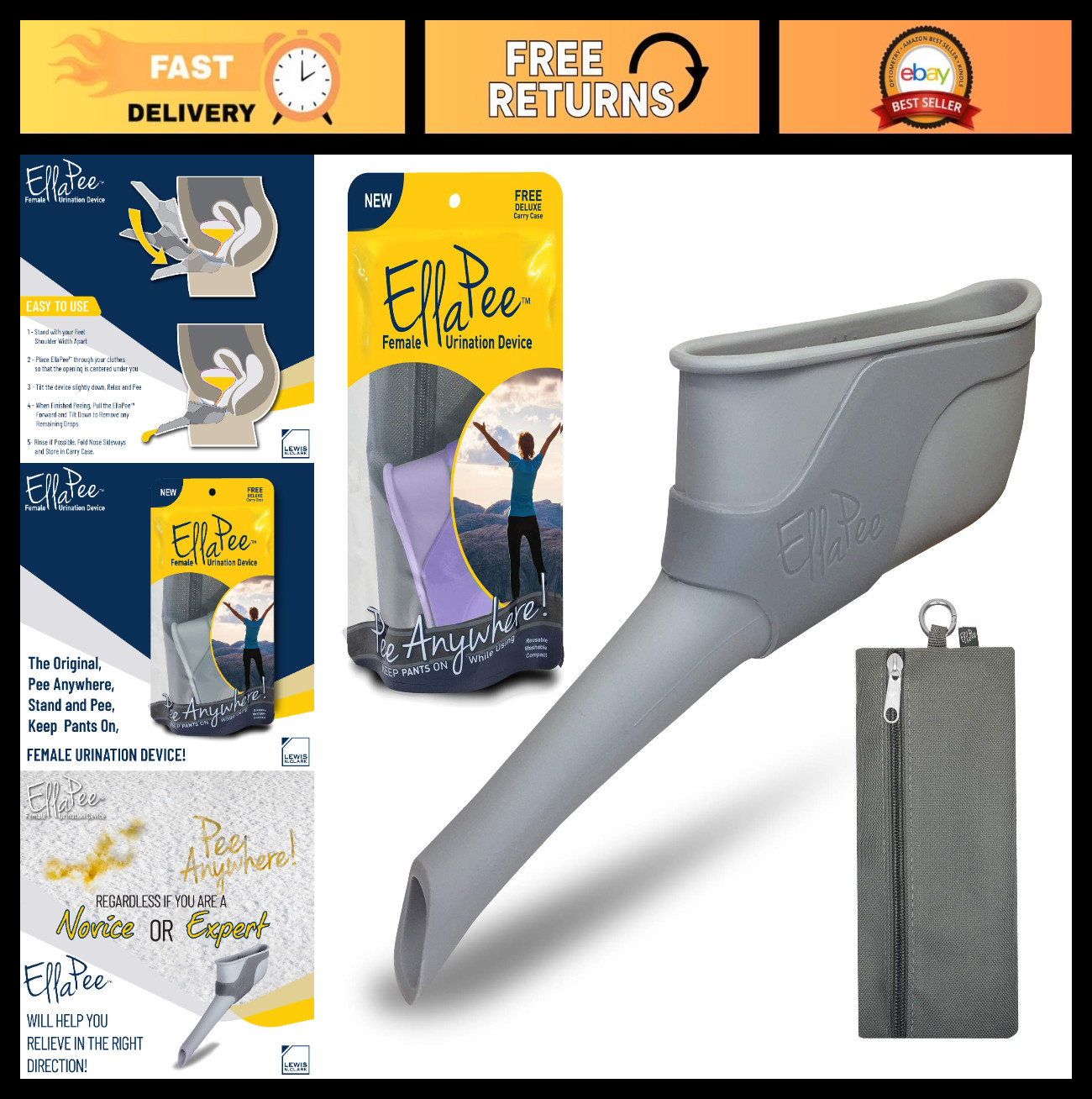 Portable Female Urination Device – Travel-Friendly, Discreet, Easy to Use
