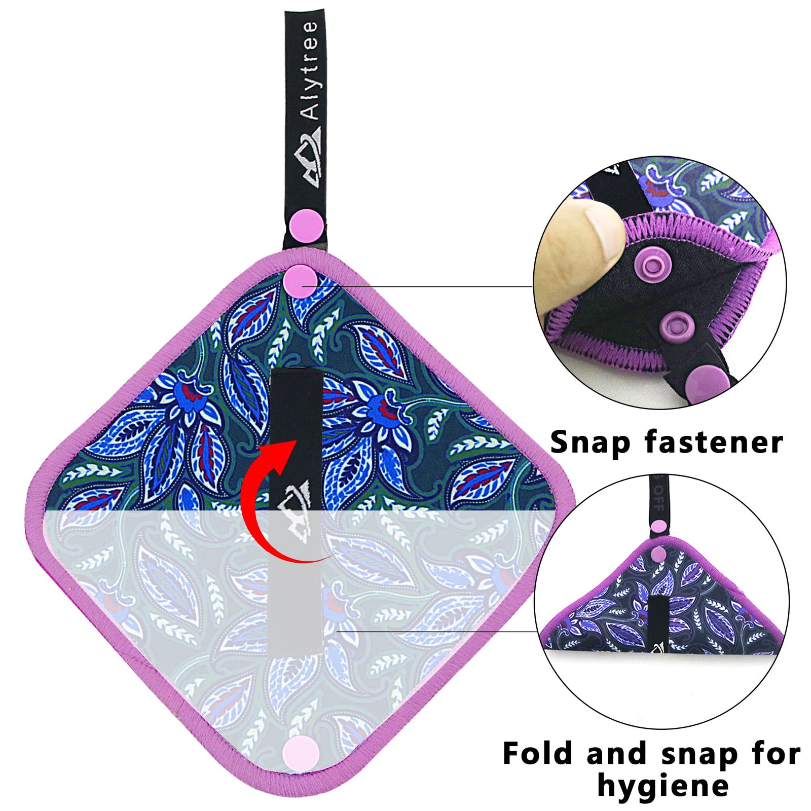 2PCS Pee Cloth Silver Infused for Women Hiking, Pee Rag for Female Peeing Out