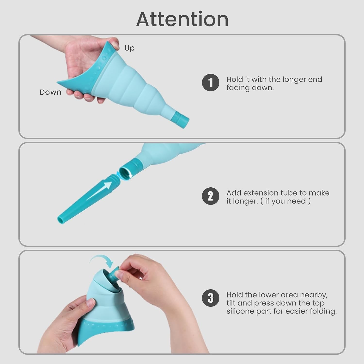 Pee Conch Foldable Female Urinal Device Portable Urinal for Women She Pee Cup.