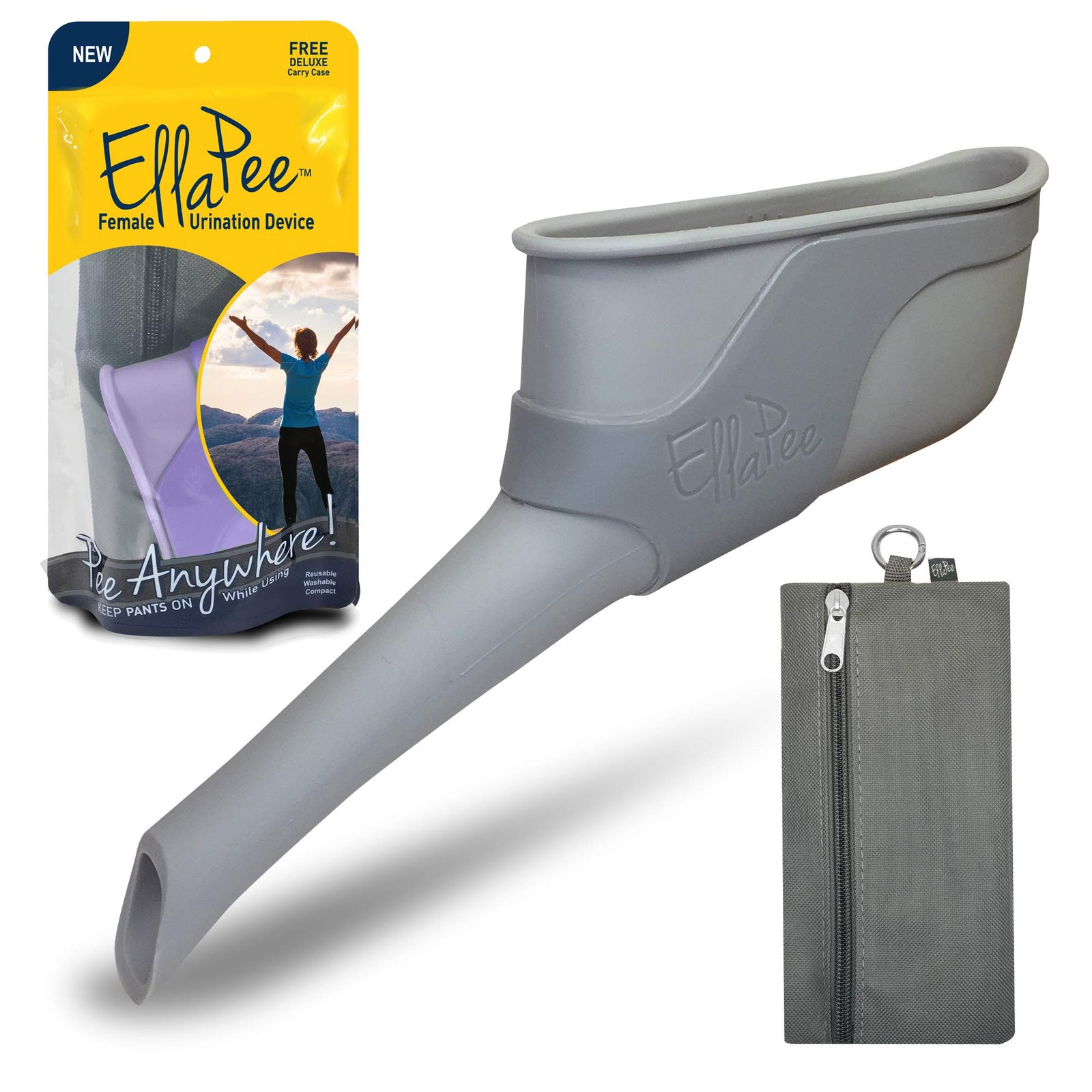 EllaPee Female Urination Device, Reusable + Portable Bathroom, Female Urinal …