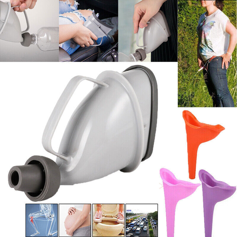 1-3X Portable Urinal Male Female Travel Camping Car Toilet Emergenc Pee Outdoor