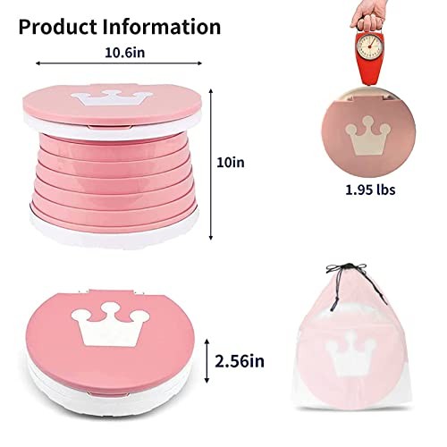 portable, foldable potty seat for toddler, Training Toilet Seat Small Pink