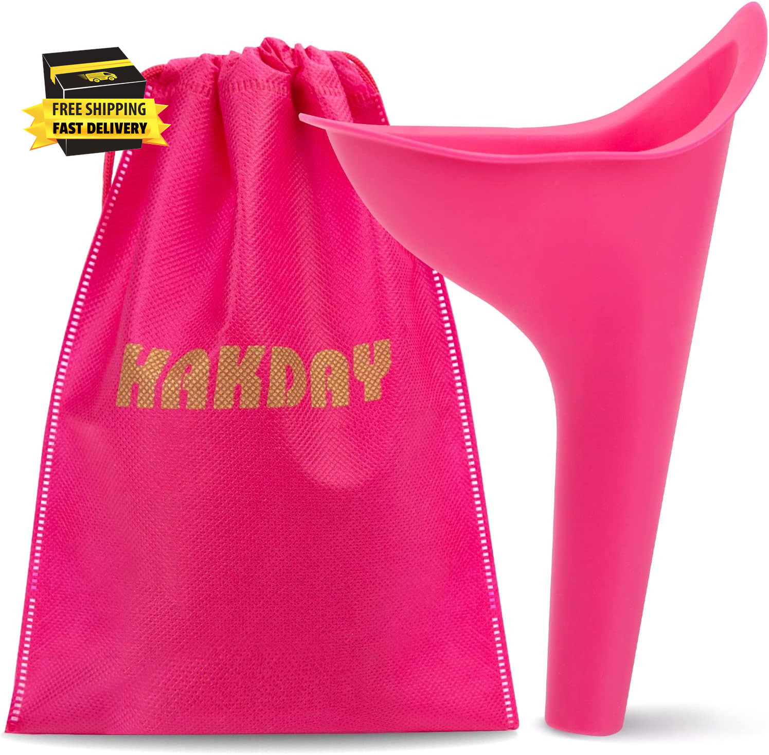 Female Urinal for Women, 4PCS Portable Urination Device Pee Funnel for Travel Ca