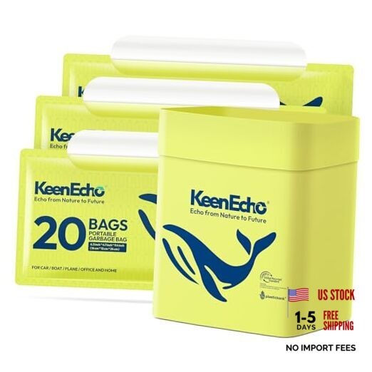 Disposable Car Garbage Bin Bags, 60 pcs, Yellow, Yellow 60 Count (Pack of 3)