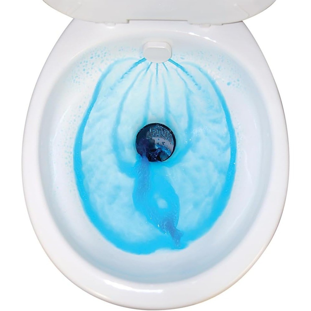 High Profile RV Toilet in White, Aqua-Magic Style II, Single Unit